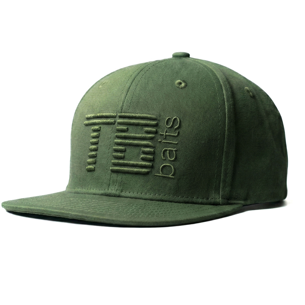 Levně Tb baits kšiltovka snapback 3d logo green