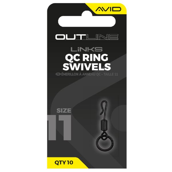 Avid Carp Obratlík s Kroužkem Outline QC Ring Swivel