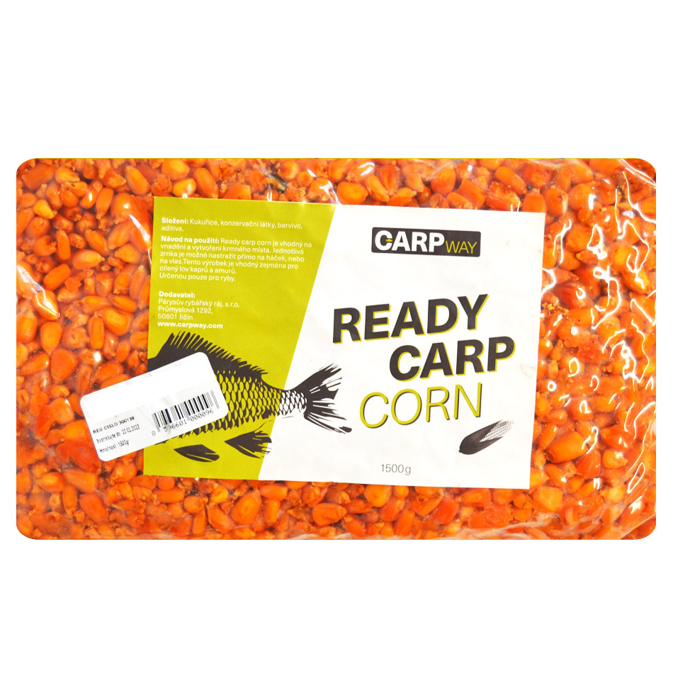 Levně Carpway kukuřice ready carp corn ochucená 1,5 kg-scopex
