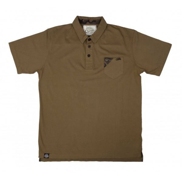 Fox Triko Long Sleeve Khaki/Camo T-Shirt