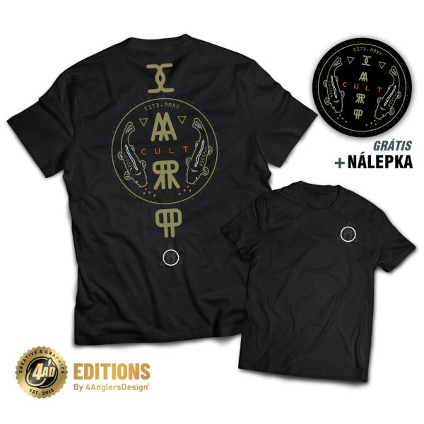 4ANGLERSDESIGN Tričko Carp Cult