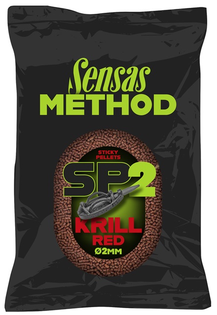 Levně Sensas pelety sticky 650 g 2 mm - krill