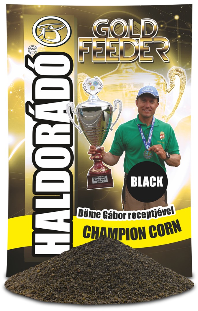 Haldorádó krmítková směs gold feeder 1 kg - champion corn black