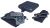 RidgeMonkey Touster Connect Pan and Griddle XXL Granite Edition