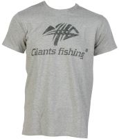 Giants Fishing Tričko Pánské Šedé Camo Logo