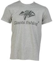 Giants Fishing Tričko Pánské Šedé Camo Logo - L