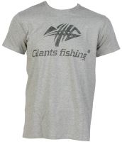 Giants Fishing Tričko Pánské Šedé Camo Logo - XL