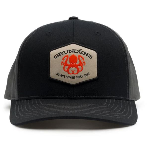 Grundéns Kšiltovka Kracken Trucker Black/Charcoal