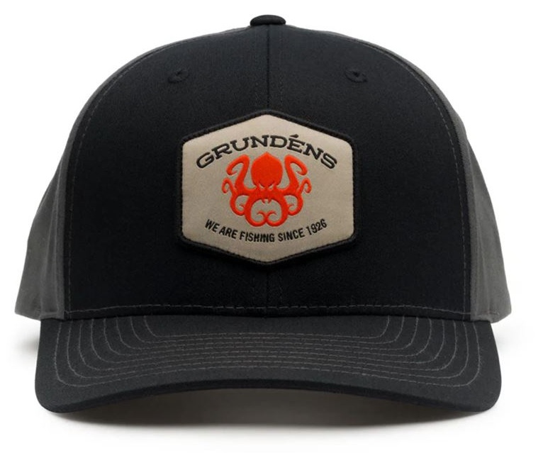 Grundéns kšiltovka kracken trucker black/charcoal