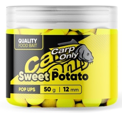 Levně Carp only plovoucí boilies hi-visual pop up sweet potato 50 g - 16 mm