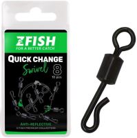 Zfish Obratlík Quick Change Swivel Matt 10 ks Zfish Obratlík Quick Change Swivel Matt 10 ks