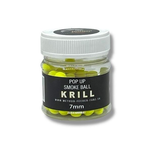 Method Feeder Fans Plovoucí Boilies Pop Up Smoke Ball 7 mm 50 ml