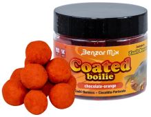 Benzar Mix Coated Boilies 14 mm 150 ml - Čokoláda Pomeranč
