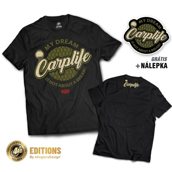 4ANGLERSDESIGN Tričko Carplife