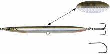 Savage Gear Sandeel Pencil Sinking Blue Silver UV (2)