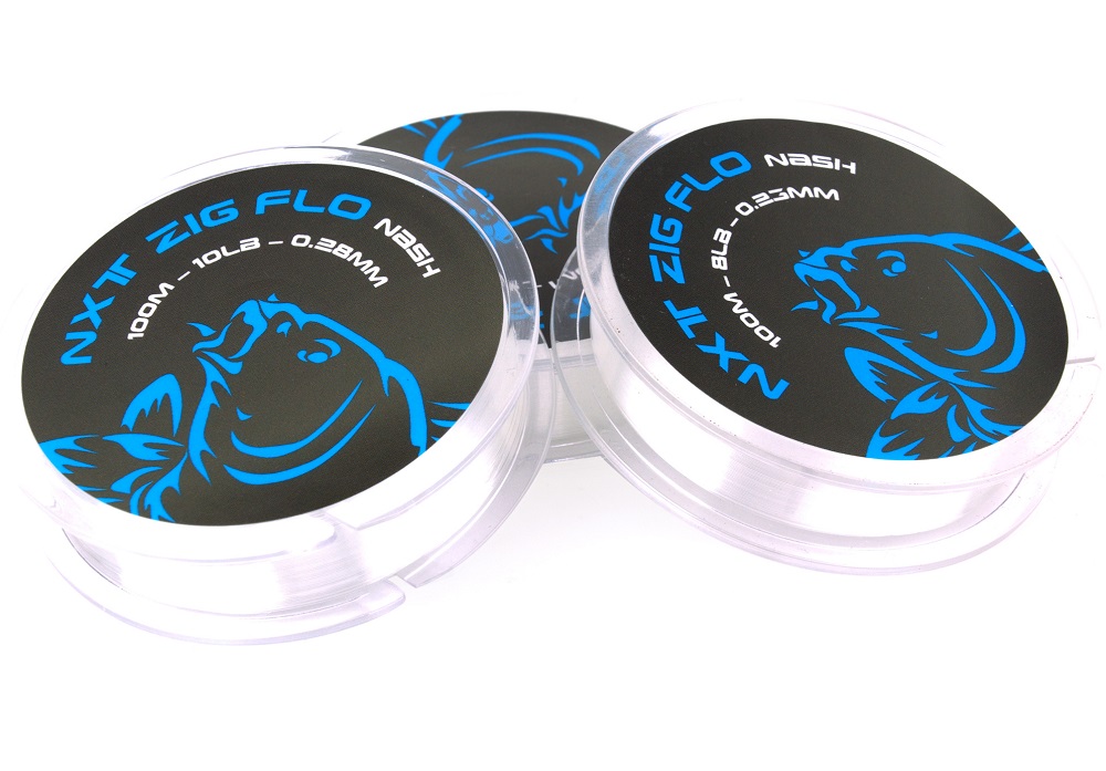 Nash vlasec plovoucí nxt zig flo 100 m-průměr 0,28 mm / nosnost 10 lb