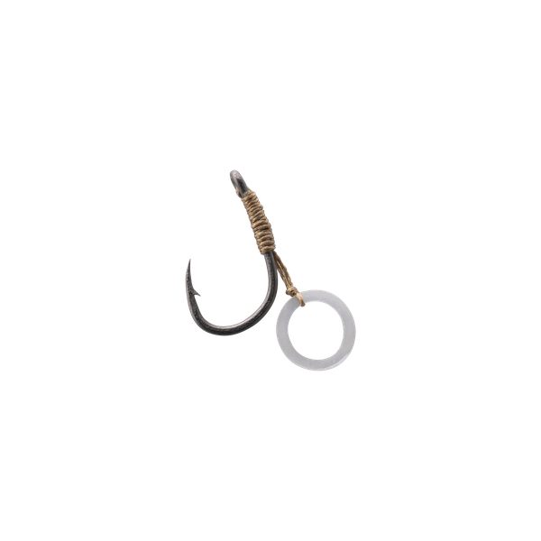 Korum háček s gumičkou banded hook hairs barbed - velikost 8