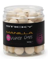 Sticky Baits Plovoucí Boilies Manilla Pop-Ups White Ones 100 g-12 mm