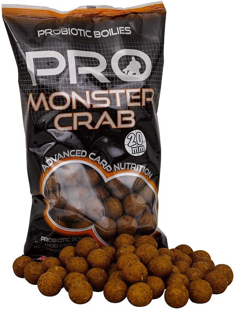 Levně Starbaits boilie probiotic monster crab - 800 g 14 mm