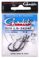 Gamakatsu Háčky LS-3424F New Label Hooks Black - Velikost 1 Počet 5 ks