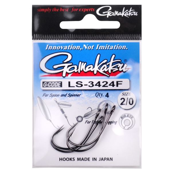 Gamakatsu Háčky LS-3424F New Label Hooks Black