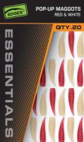 Fox Gumová Nástraha Pop up Maggots 20 ks 10 Red10 White Fox Gumová Nástraha Pop up Maggots 20 ks 10 Red10 White