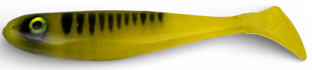 Levně Yaccuza gumová nástraha hand made killer airbrush yellow tiger 15 cm 38 g 1 ks