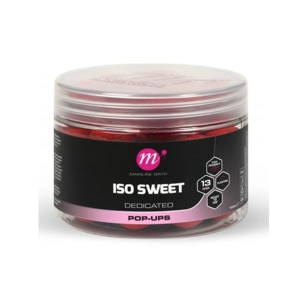 Mainline Plovoucí Boilie Mini Pop-Ups ISO Sweet 150 ml 13 mm