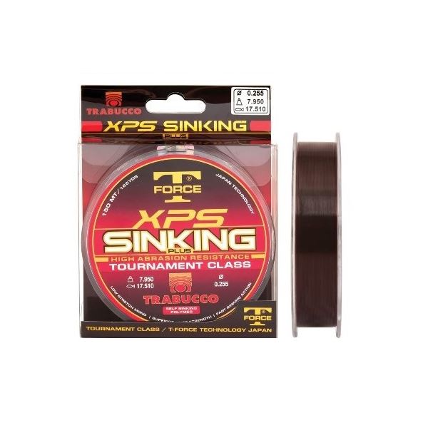 Trabucco Vlasec TF XPS Sinking Plus Hnědá 150 m