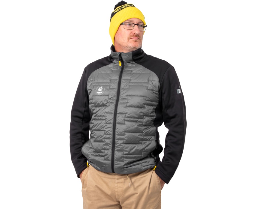 Black cat mikina cat shield hybrid top - s