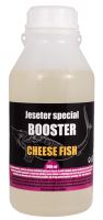 LK Baits Booster Jeseter Special 500 ml-cheese fish