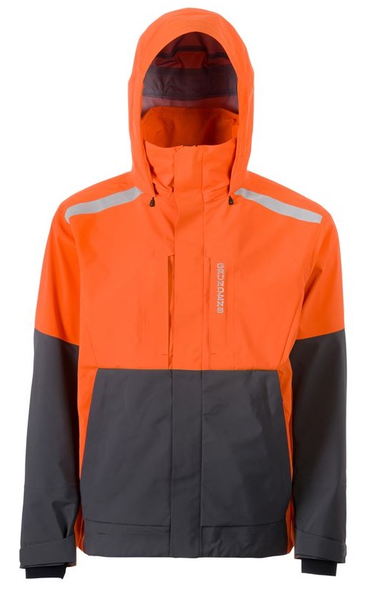 Grundéns bunda gambler gore-tex jacket red orange - xxl