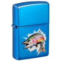Zippo Benzínový Zapalovač Jumping Trout (4)