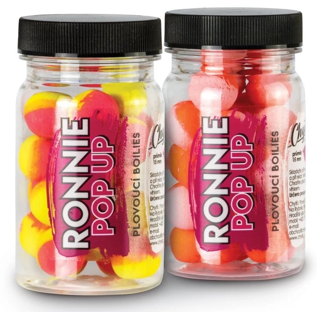 Chytil plovoucí boilie ronnie pop up 15 mm 35 g - jahoda chilli