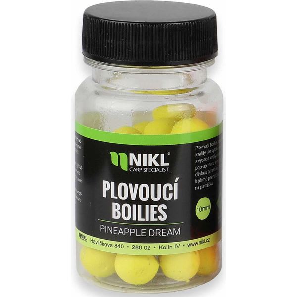 Nikl Plovoucí boilie 10 mm 20 g