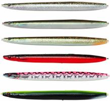 Savage Gear 3D Soft Line Thru Sandeel Sinking Black Yellow 12,5 cm 20 g (3)