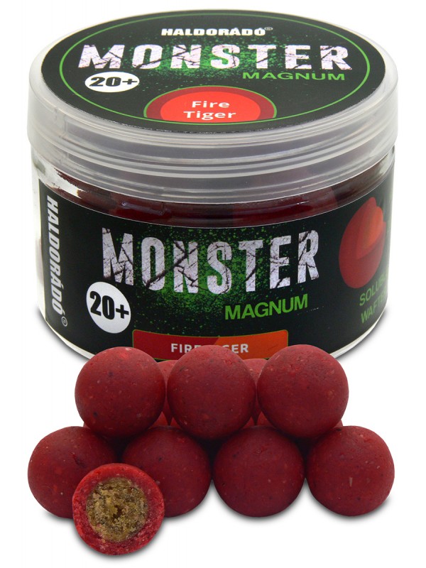 Levně Haldorádó rozpustné boilies monster magnum fire tiger 80 g 20+ mm
