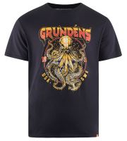 Grundéns Tričko Rocktopus SS T-Shirt Black - L