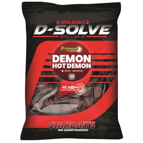 Starbaits Rozpustné Boilie D-Solve Boilies Hot Demon 2,5 kg 20 mm