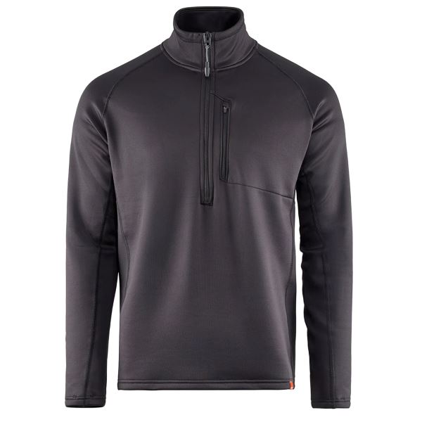 Grundéns Termoprádlo Grundies Thermal 1/2 Zip Black