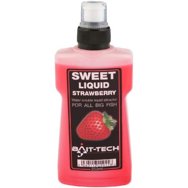 Bait-Tech Tekutý Posilovač Liquid Strawberry 250 ml