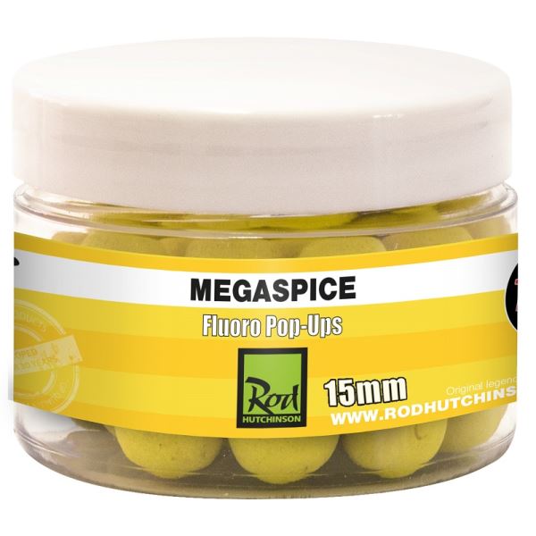 Rod Hutchinson Fluoro Pop-Up Megaspice With Natural Ultimate Spice Blend 20 mm
