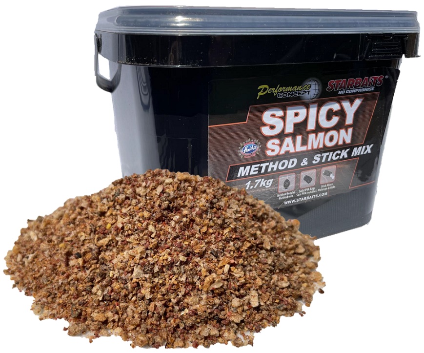 Levně Starbaits method stick mix spicy salmon 1,7 kg