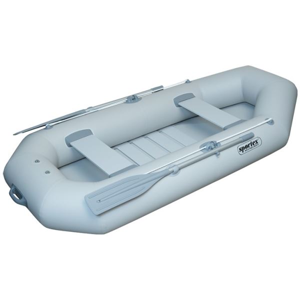 Sportex Nafukovací Člun Delta 260 Šedý + Držák Motoru