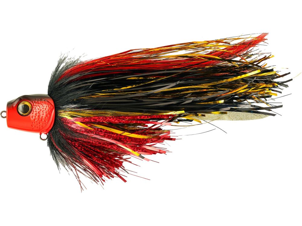 Levně Westin jigová hlava monsterfly 22 cm 44 g - fire