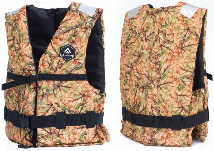 Levně Kolibri plovoucí vesta aquarius camo forest - velikost l - xl