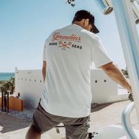Grundéns Tričko Dark Seas X Grundens Common Bond SS T-Shirt Oyster (2)