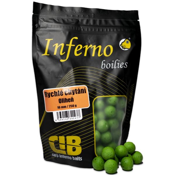 Carp Inferno Boilies Pro Rychlé Chytání 250 g 16 mm Oliheň