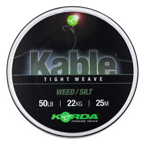 Korda Olověná Šňůra Kable Tight Weave 7 m