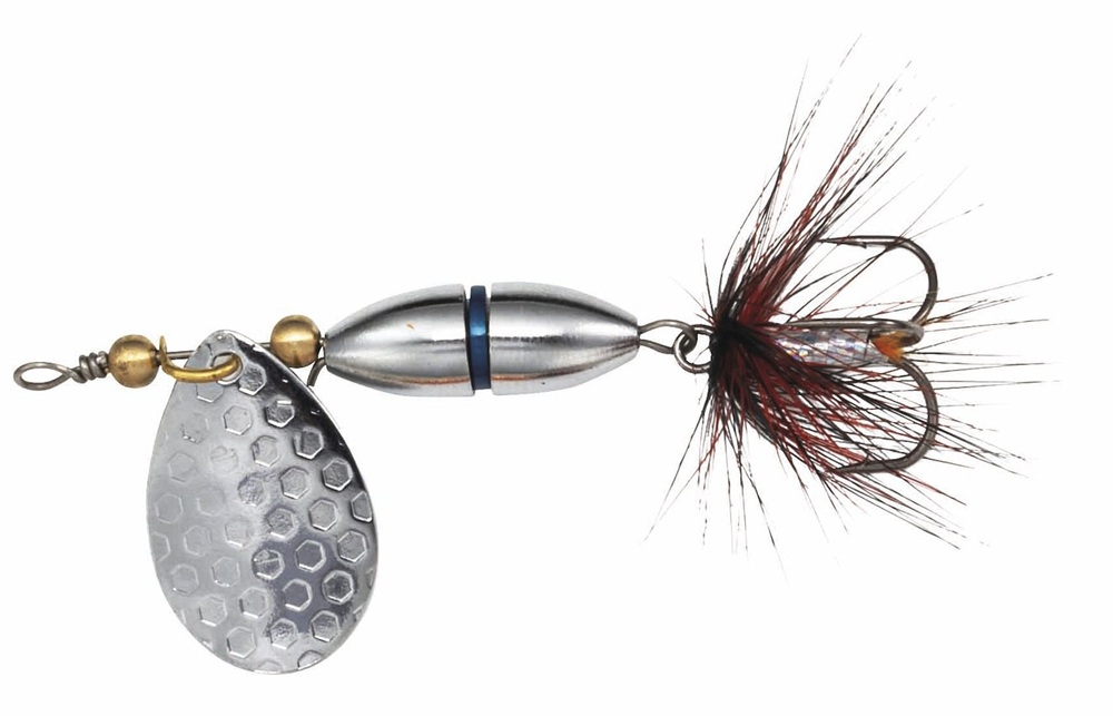 Kinetic třpytka fizz silver/blue ribbon - velikost háčku 6 hmotnost 10 g